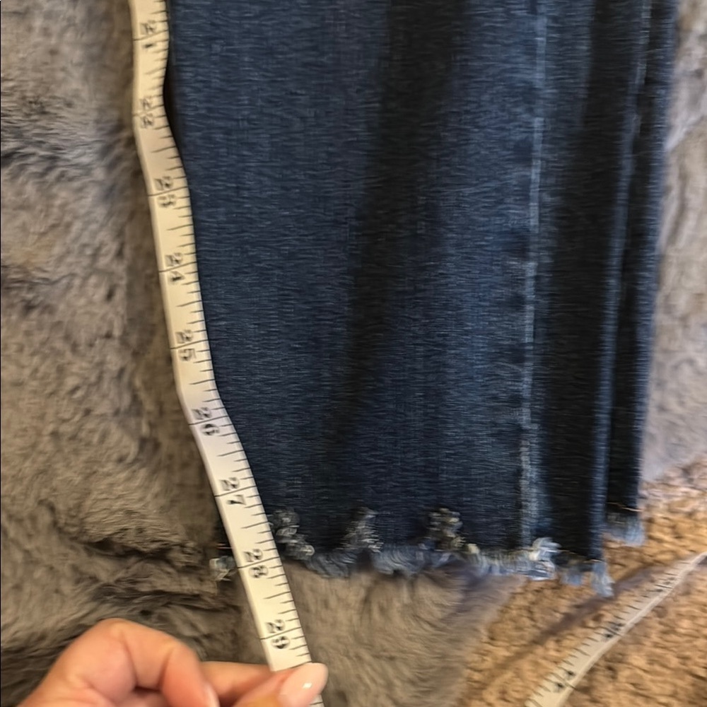 Women's Distressed Blue Jeans - Picture 10 of 10